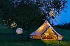 Luxury Lake Side Bell Tent Glamping near Chester